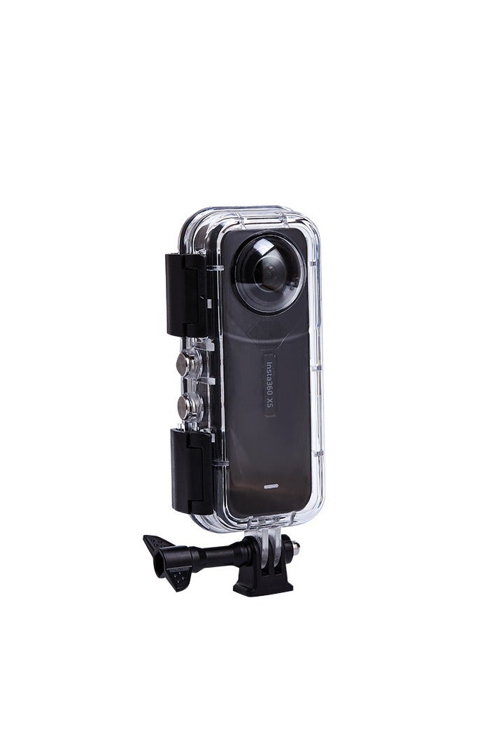 General Compatible with Insta360 X5 camera waterproof case 60-metre diving 360-degree fully invisible glass lens accessory Waterproof protection Clear shooting  - Image 1