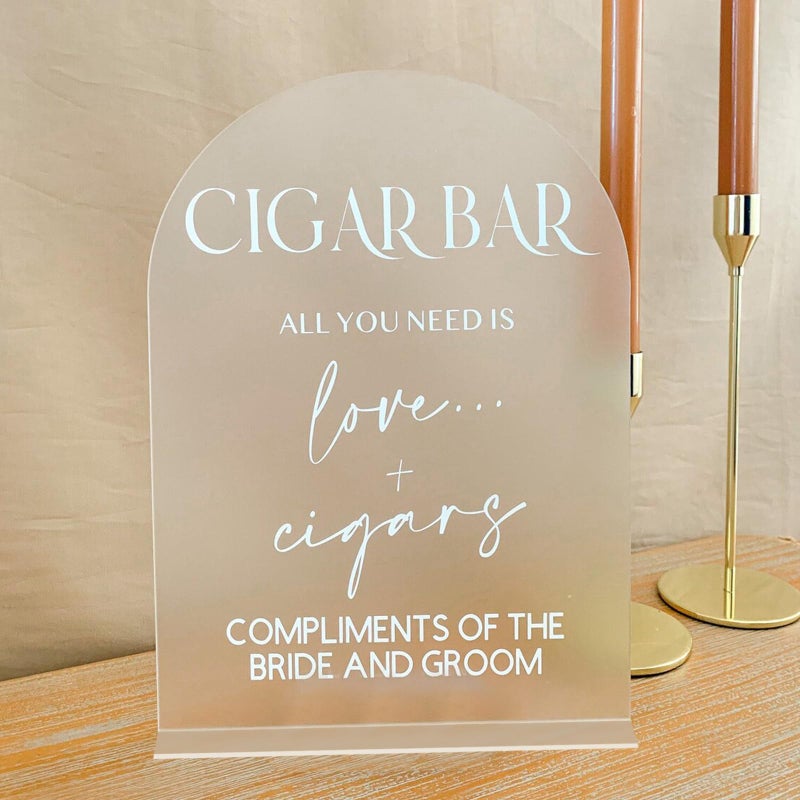 JINMURY 8x10 Inch Frosted Arch Acrylic Sign with Stand | 5 Pack Blank Frosted Acrylic Arch Table Signs with Base for DIY Wedding Table Numbers, Arched Wedding Signage, Events& Parties (8x10 Inch) - Image 5