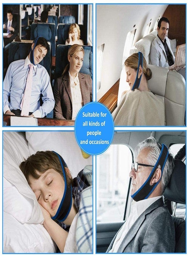 PUNZONE أجهزة بونزون المضادة للشخير، حزام ذقن فعال لوقف الشخير مع أحزمة ذقن قابلة للتعديل للحد من الشخير، مانع الشخير، مساعدات نوم متطورة لنوم أفضل للرجال والنساء. - Image 3