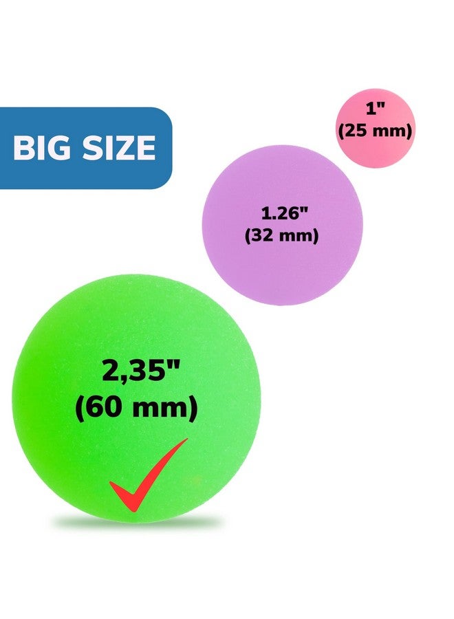 Entervending Bouncy Balls - Huge Bouncing Balls (Pack of 3) - 3 Inches Jumbo Bounce Balls - Frosty Bouncing Balls for Kids - Bouncing Balls Party Favors - Image 5