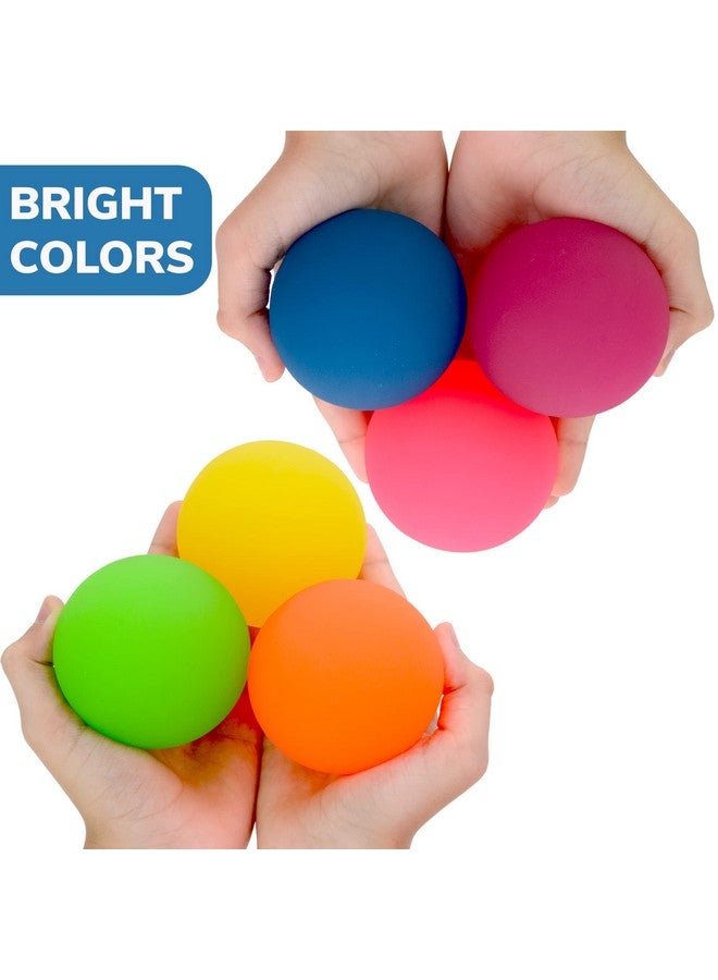 Entervending Bouncy Balls - Huge Bouncing Balls (Pack of 3) - 3 Inches Jumbo Bounce Balls - Frosty Bouncing Balls for Kids - Bouncing Balls Party Favors - Image 2