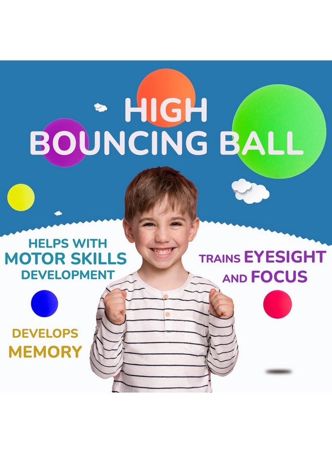 Entervending Bouncy Balls - Huge Bouncing Balls (Pack of 3) - 3 Inches Jumbo Bounce Balls - Frosty Bouncing Balls for Kids - Bouncing Balls Party Favors - Image 3