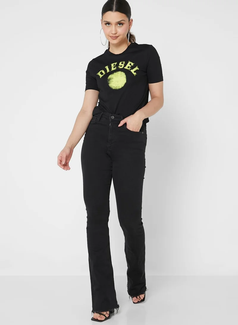 DIESEL Crew Neck Logo T-Shirt