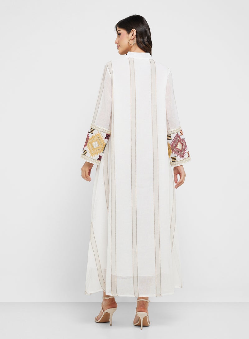 Khizana Embroidered Jalabiya - Image 2