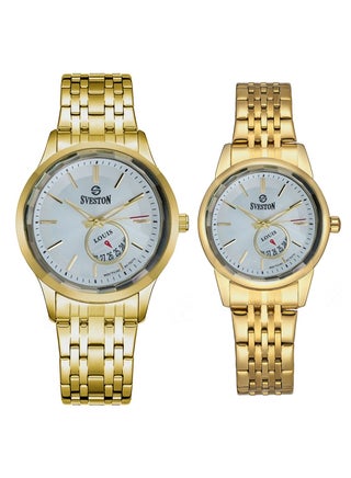 Louis Analog Quartz Gold Stainless Steel Couple Set Watch SV7527 - pzsku/Z99DFA5D552504D801836Z/45/1746222131/478e66b7-ee9b-4930-b682-6fbc9f3b0c01