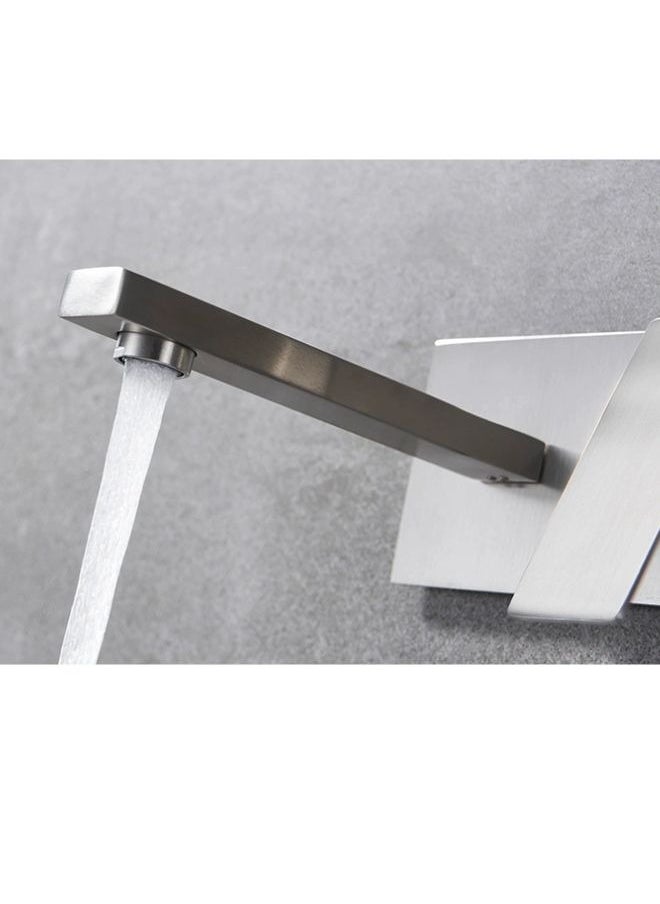 Generic - Brushed Nickel Wall Mounted Concealed Basin Taps Manufacturer - Image 1