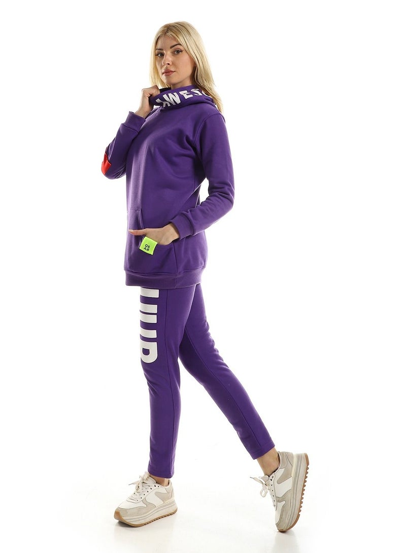 Caesar Women Training Suit With Pockets and Hoodie - Image 2