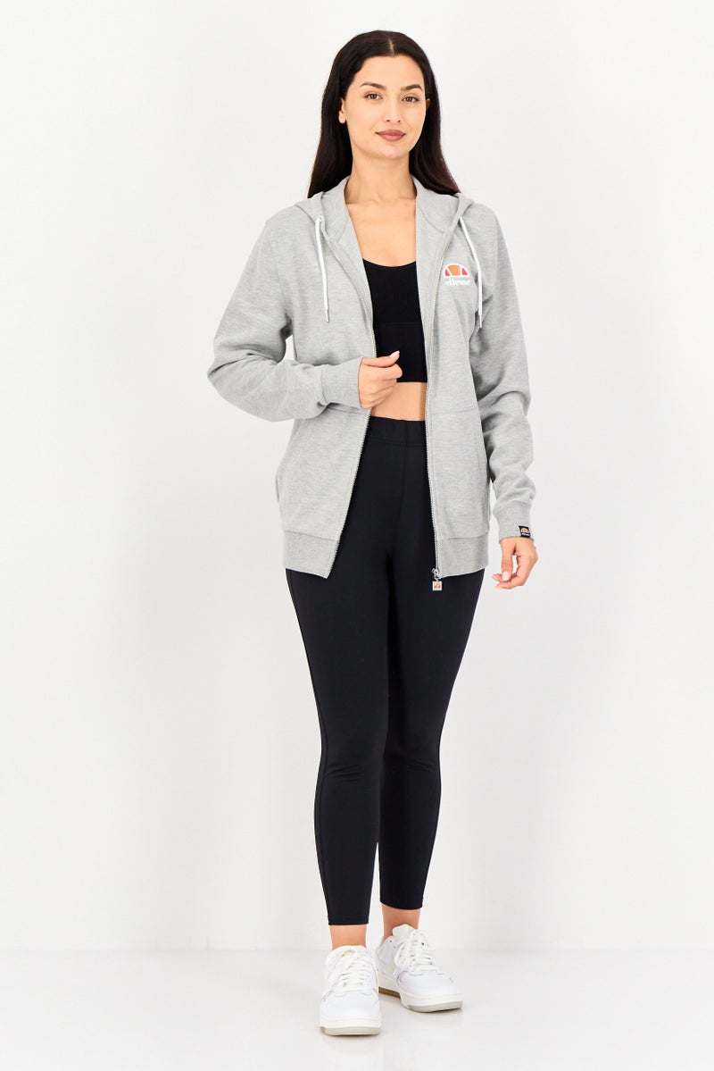 Ellesse Women Sportswear Fit Long Sleeve Outdoor Hoodie, Light Grey - Image 3