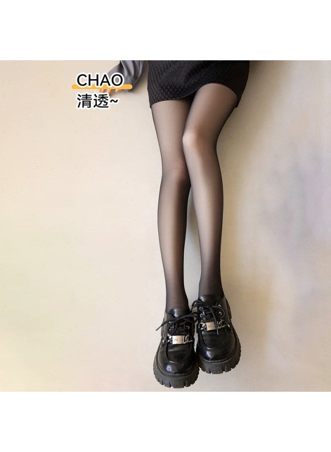 pincai [2-Pack] Women'S Spring Summer Thin Shaping Anti-Slip Footed Pantyhose Nude Invisible Skin-Tone Seamless Leggings - Image 4