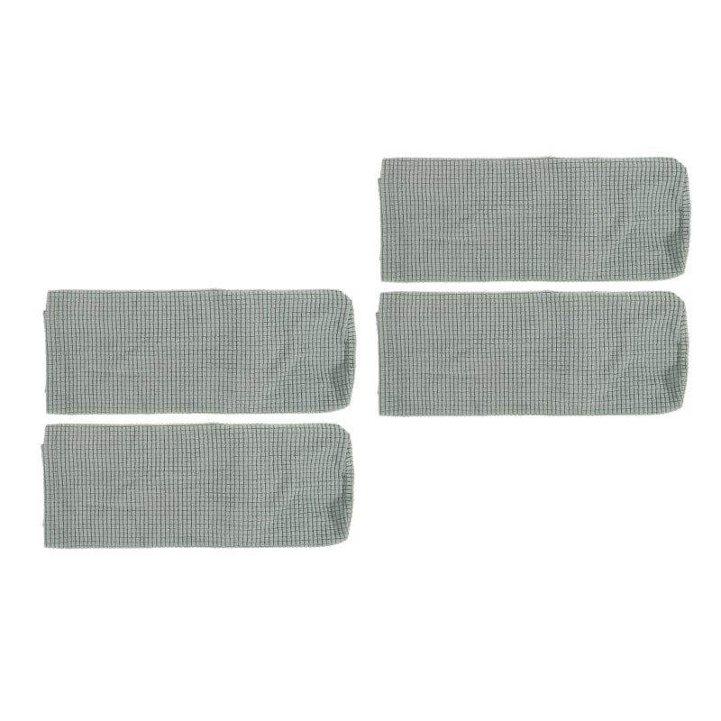 4 pcs Universal Elastic Sofa Armrest Cover Simple Sofa Side Towels Protective Cloth For Home Office (Green) - Image 5