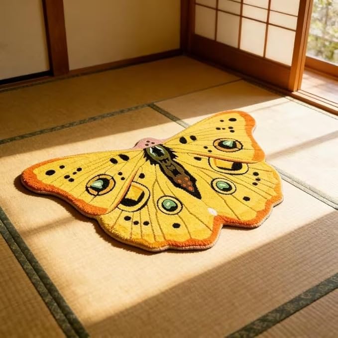 Tnessential Yellow Butterfly Rug - Image 3