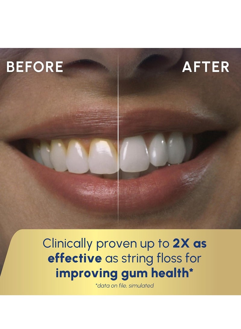 Waterpik Cordless Advanced 2.0 Water Flosser For Teeth, Gums, Braces, Dental Care With Travel Bag and 4 Tips, ADA Accepted, Rechargeable, Portable, and Waterproof, White WP-580, Packaging May Vary - Image 5