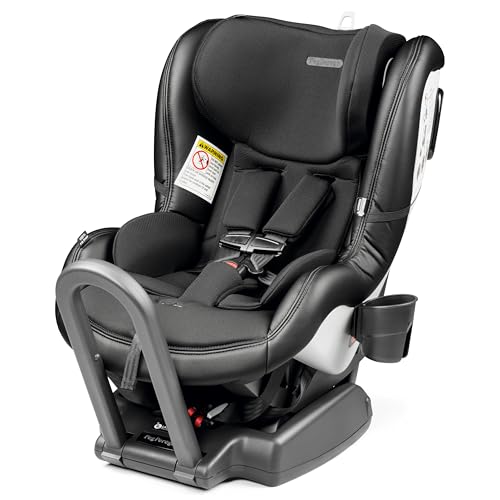 Peg Perego Peg Perego Primo Viaggio Convertible Kinetic Reversible Car Seat Rear Facing for Children 5 to 45 lbs and Forward Facing for Children 265 to 65 lbs Made in Italy Licorice Black