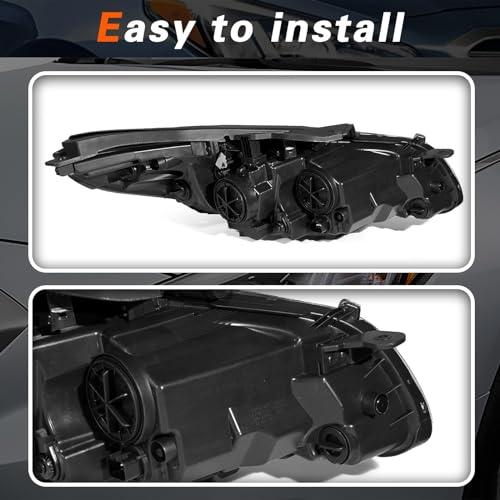 TODO مجموعة مصابيح أمامية متوافقة مع 2015 2016 2017 سوناتا، مصباح أمامي يستبدل 92101C2000 HY2502183 | الجانب الأيسر للسائق (غير مخصص للهجين) - Image 5