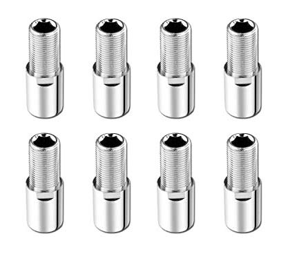 NEW WARE CP Brass Extension Nipple 25 Inch Durable Pipe Fittings with Chrome Finish Pack of 8 - Image 1