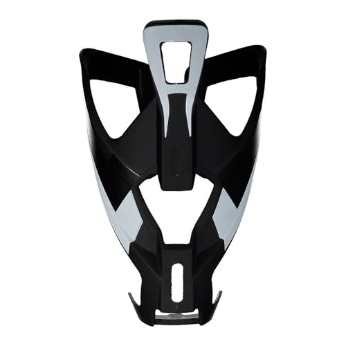 Elite Vico Carbon Bottle Cage – Matte Black with White Graphic – Ultra-Lightweight Italian Carbon Fiber - Image 2