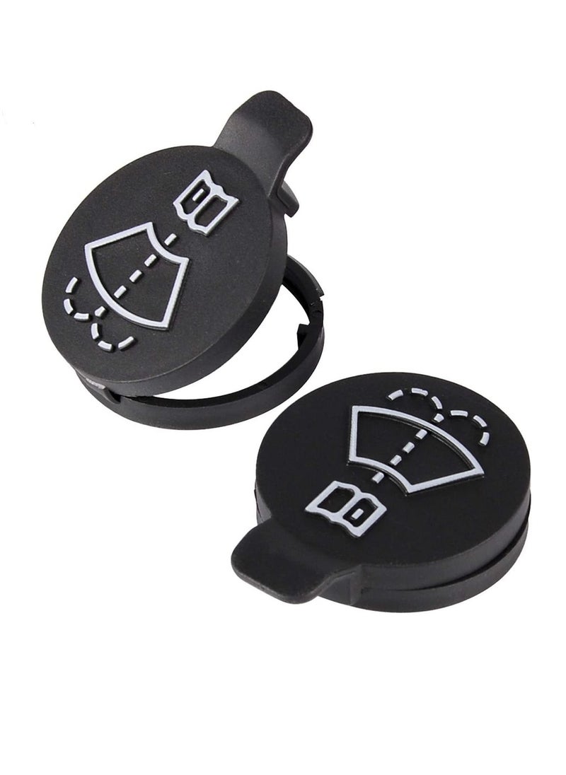 Y&D Windshield Wiper Washer Fluid Reservoir Tank Bottle Cap - Replacement for Chevrolet Buick LaCrosse Cadillac CTS Pack of 1 Black (Exact Fit)  - Image 1