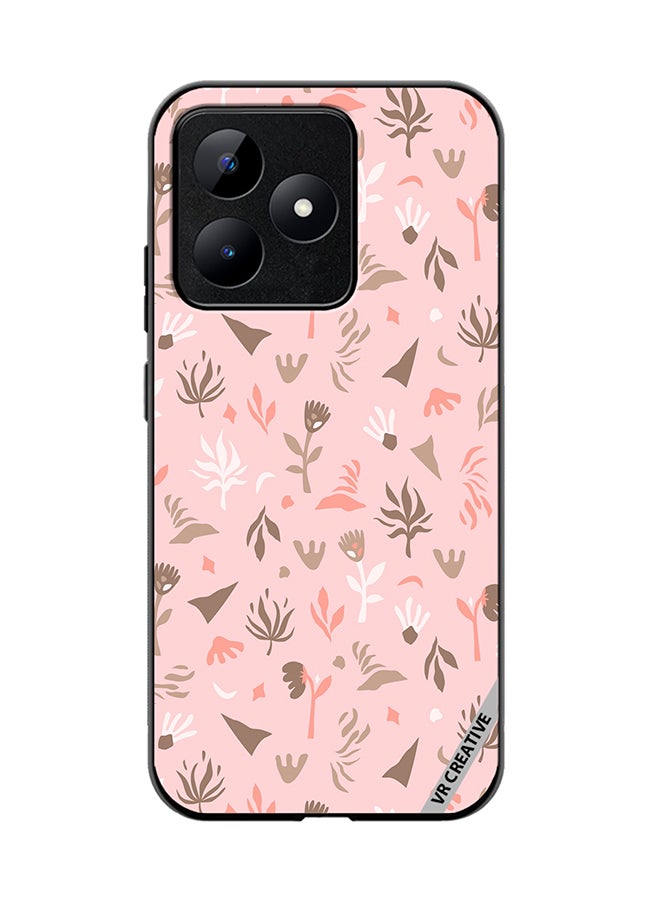 VR CREATIVE Protective Case Cover For Realme C53 Flower Seamless Pattern In Beautiful Abstract Style Design Multicolour - Image 1