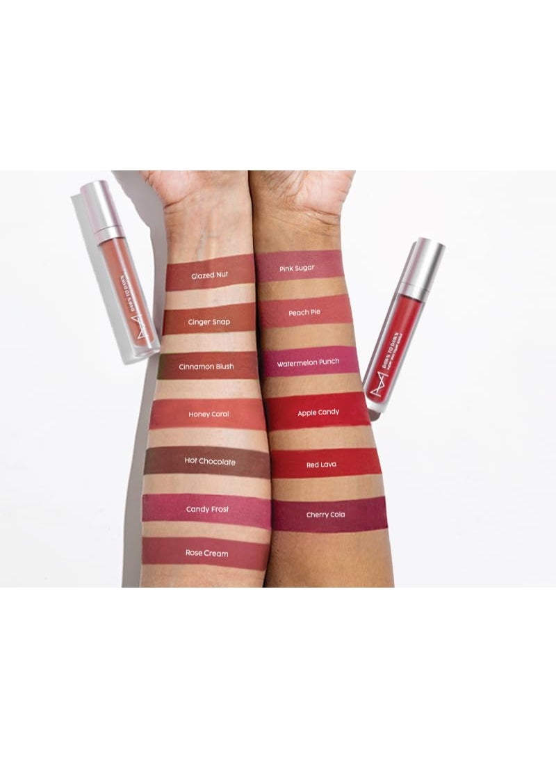 House Of Makeup Hydrating Liquid Lipstick | Nude Lipstick Shades | Comfy Liquid Lipsticks For Women | Everyday Nude Shade Lipstick | Liquid Matte Lipstick | 5 ml | (Candy Frost) - Image 4