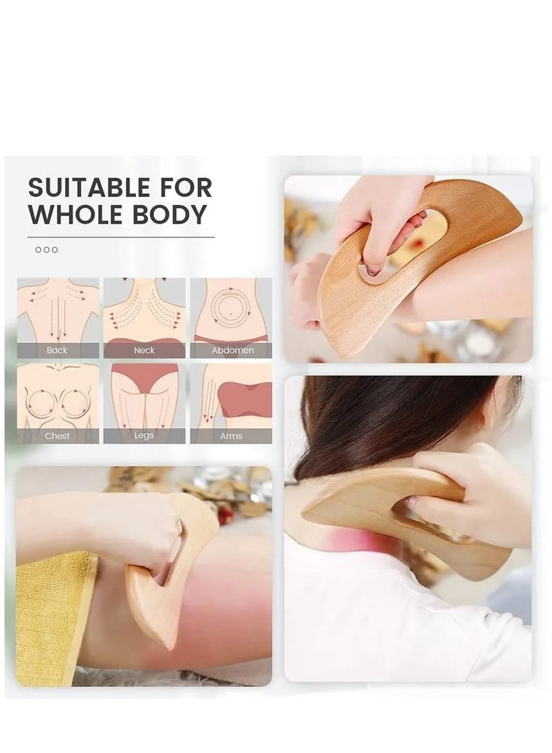 Loquat Versatile Natural Wood Massage Tool to Eliminate Cellulite - Image 4