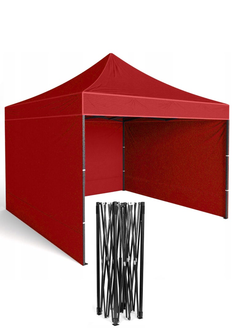 Toshonics 3x3 Meters Steel Frame Outdoor Tent with Waterproof UV-Blocking Canopy, Quick Setup, and Trolley Bag for Events, Camping, and Parties - Image 3