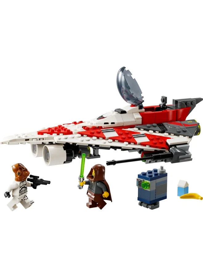 ليغو مركبة لعبة قابلة للبناء مقاتلة الجيداي بوب من LEGO® Star Wars™‍‌‎، مركبة فضاء من المكعبات، شخصية مفضّلة للهواة، فكرة هدية عيد ميلاد للصبيان والبنات وكلّ الهواة بعمر 8 سنوات أو أكثر 75388 (305 قطعة)