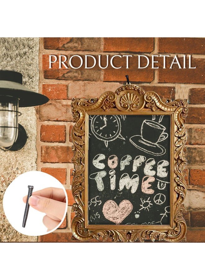 Yaocom 25 Pcs Antique Head Nails Decorative Antique Black Nail Railroad Spike Iron Nails for Hanging Handmade Project(2 Inch) - Image 5