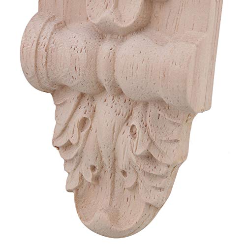 RDEXP 16x8x2.8cm European Style Wood Carved Onlay Appliqu Frame for Restaurant Decor Door Corner Cabinet Home Furniture Set of 4 - Image 5