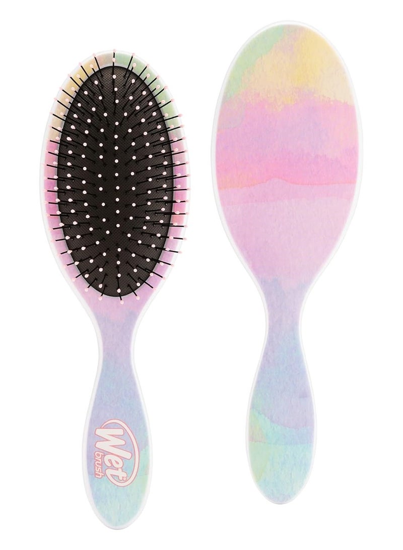 Wet Brush Wet Brush Original Detangler Hair Brush, Color Wash, Stripes, Ultra-Soft IntelliFlex Bristles - Detangling Hairbrush Glides Through Tangles For Wet, Dry & Damaged Hair, Women & Men - Image 1