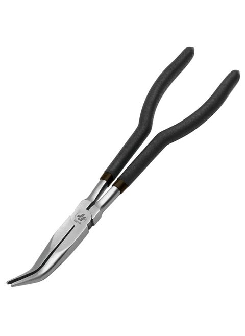 W1045 11-Inch Long Reach 45-Degree Bent Long Nose Pliers Black