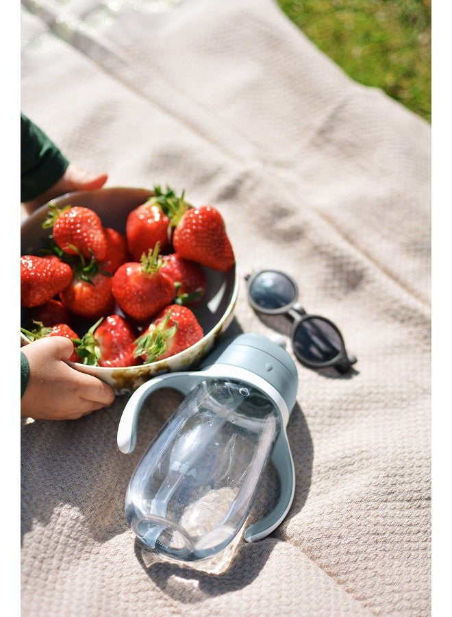 BEABA Straw Sippy Cup, Sippy Cup With Removable Handles, Sippy Cup With Straw, Baby Straw Cup, Toddler Cup, Toddler Straw Cups, 8+ Months, 10 Oz, Charcoal - Image 5