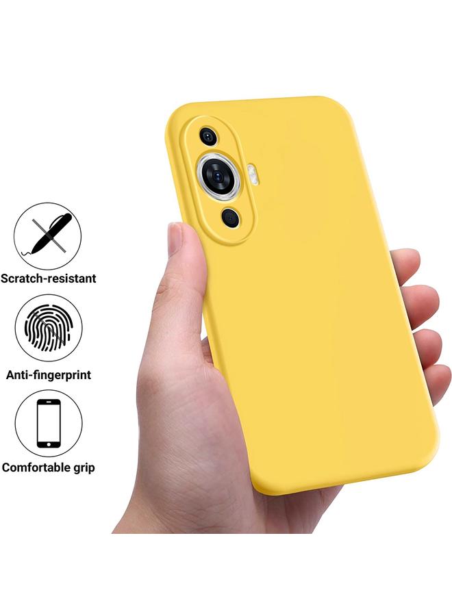 erorex Case For Huawei nova 12 Lite/nova 12 Active Solid Color Liquid Silicone Dropproof Full Coverage Protective Case  - Image 2