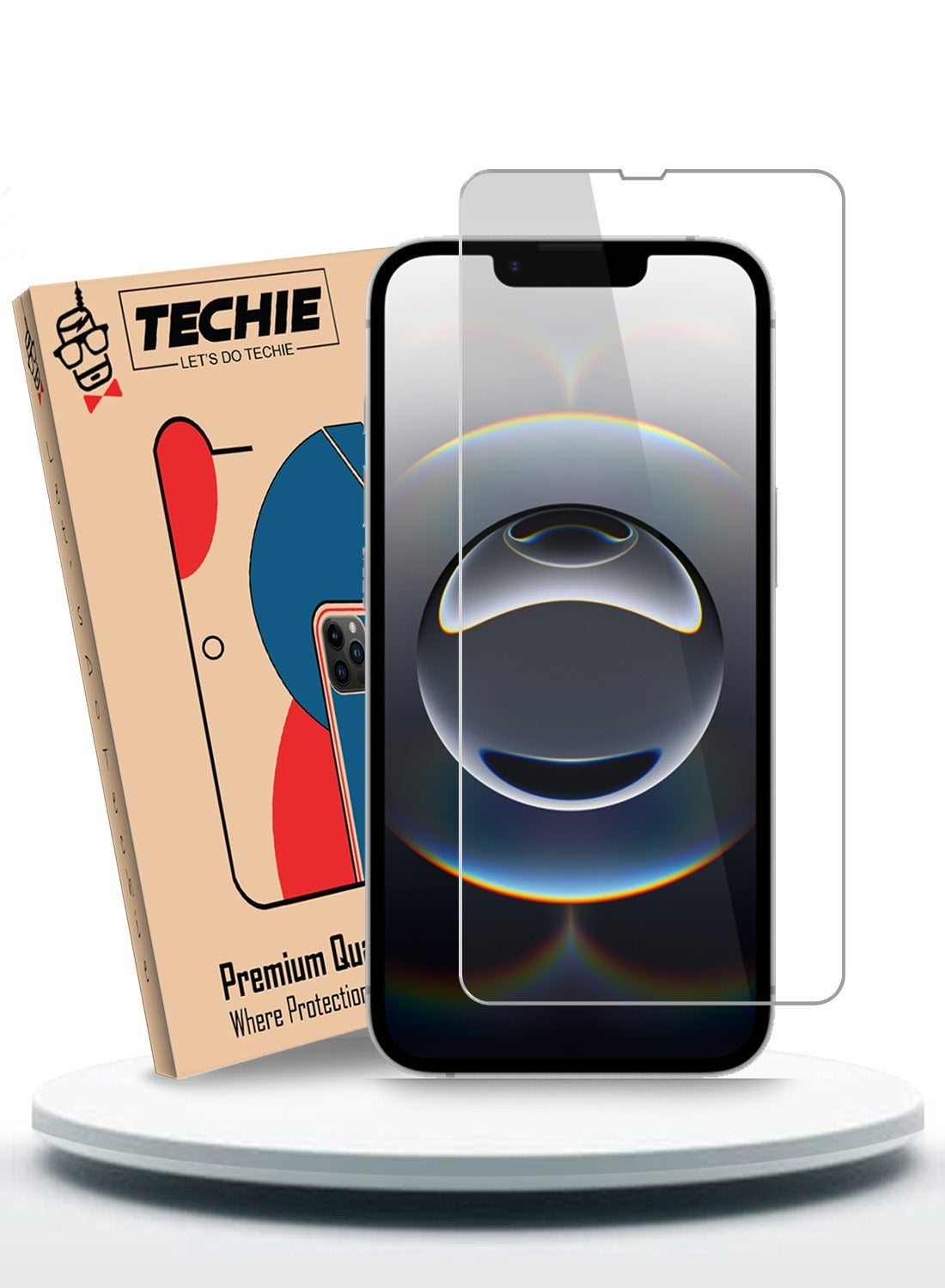 تيشي Techie iPhone 16e Tempered Glass Screen Protector glass