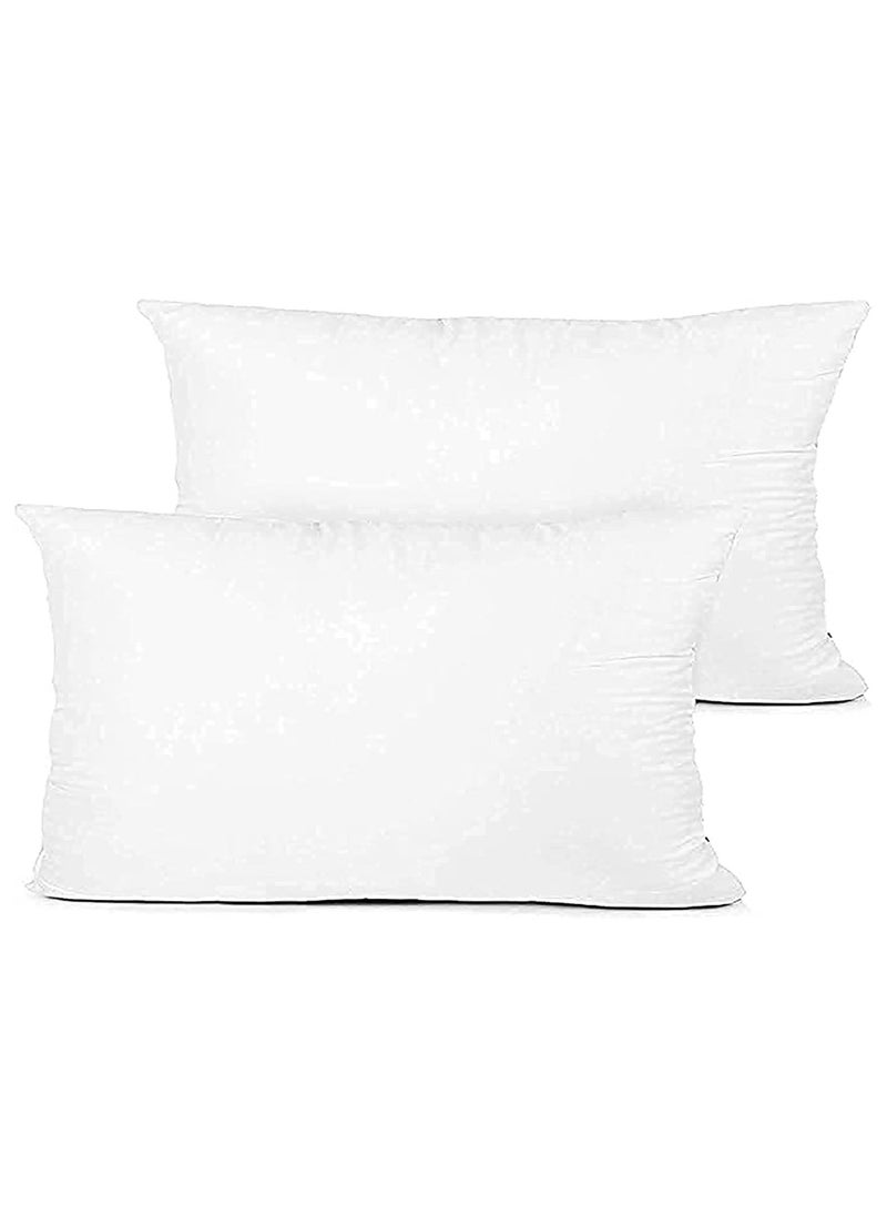 Somerfield - Somer Field - Super Soft Bedding Cushion, Cushion Stuffer Inserts, Hollow Siliconised Fibre Square Pillows - White - Best Buy (30x50 cm) - Image 1