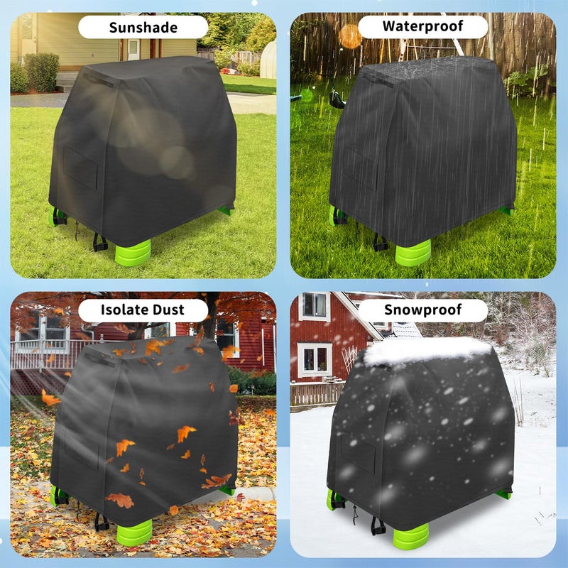Intoypad Kids Water Table Cover for Step2 Rain Showers Water Table Accessories, Outdoor Toys Waterproof Sunshade Dust Cover for Toddlers 1-3 Outdside Step 2 Watertable Toys for Kids Ages 3-5 - Image 3