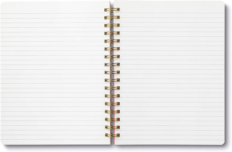 Compendium دفتر ملاحظات حلزوني - الخريطة إلى حيث تذهب مكتوبة على قلبها. — دفتر ملاحظات حلزوني مصمم مع 192 صفحة مخططة، مقاس جامعي، 7.0 بوصة عرض × 9.25 بوصة ارتفاع - Image 4