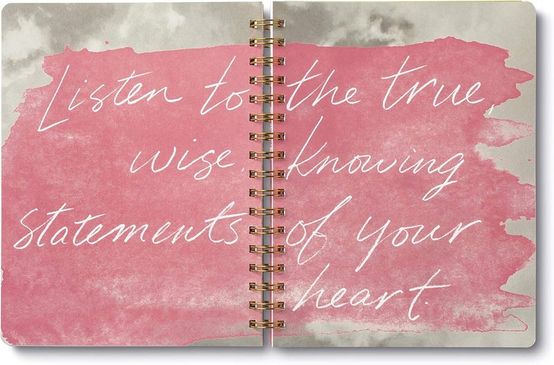 Compendium دفتر ملاحظات حلزوني - الخريطة إلى حيث تذهب مكتوبة على قلبها. — دفتر ملاحظات حلزوني مصمم مع 192 صفحة مخططة، مقاس جامعي، 7.0 بوصة عرض × 9.25 بوصة ارتفاع - Image 5