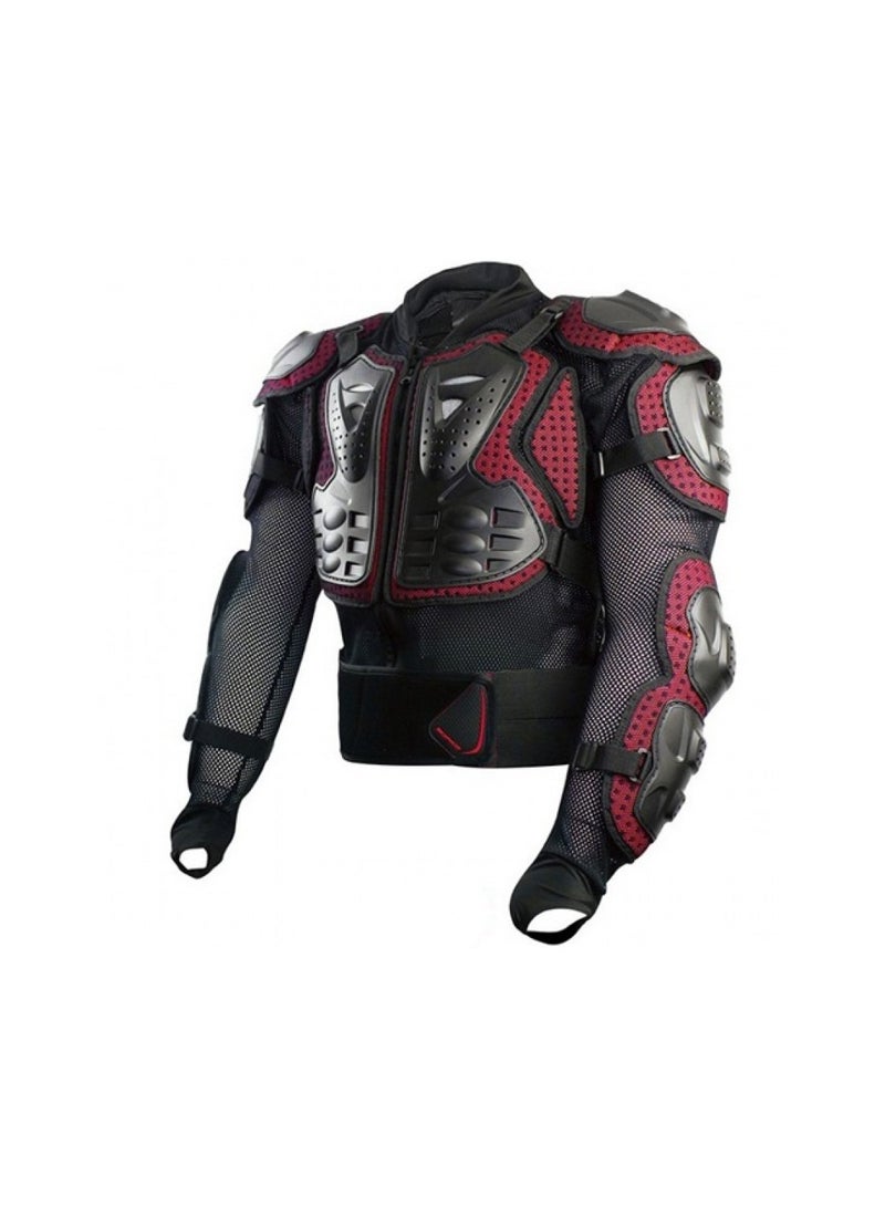 سكويكو درع أمان للصدر والظهر للدراجة النارية - أحمر (XXL) - Image 1