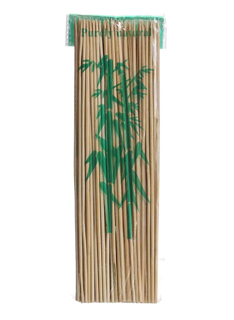 زوبا عبوة 100 أسياخ خشبية للشواء – طول مثالي – للشيش طاووق والكباب والخضار – كود 4442 - Image 4