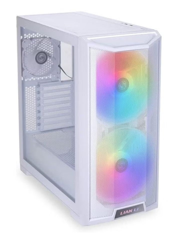 LIAN LI - Lancool 215 Mid Tower E-Atx Computer Case Gaming Cabinet With 2 X 200 Mm Argb Fans In Front And 1 X 120 Mm Fans In Rear White - Image 1