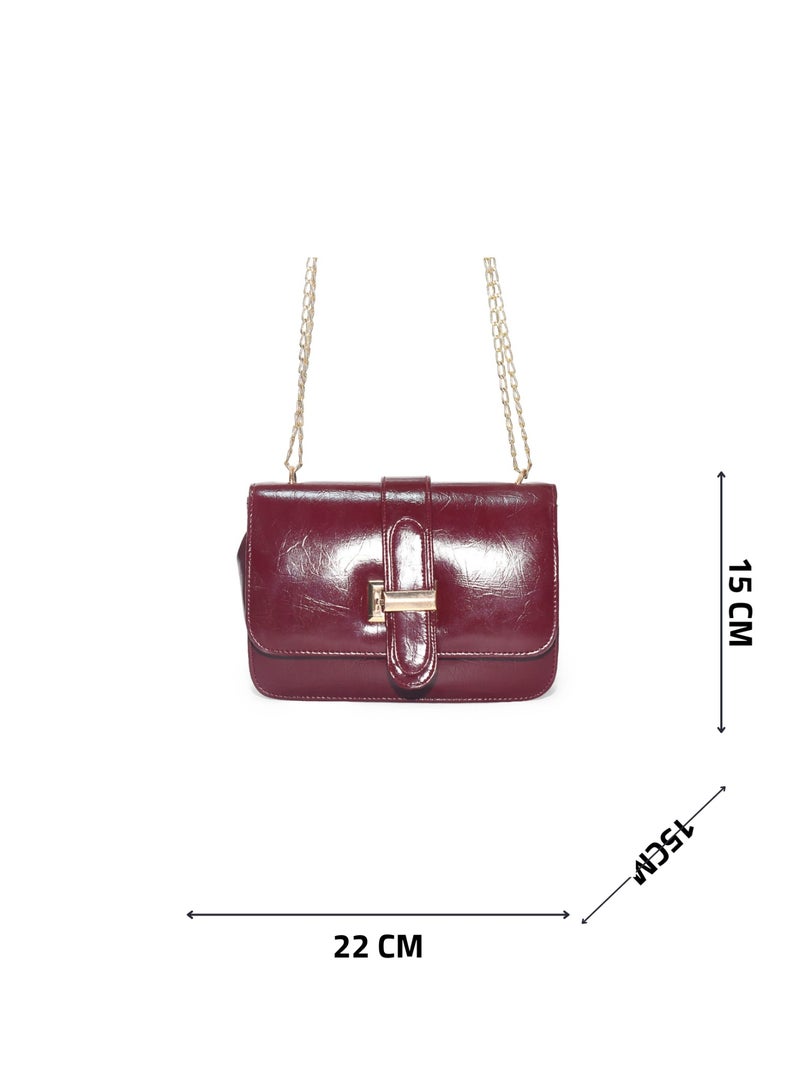 شنطة جلد حريمي أنيقة وسادة تناسب كل الإطلالات - Image 4