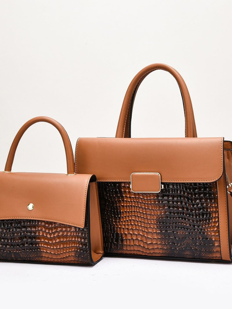 Crocodile Pattern Handbag Style Simple And Stylish One-Shoulder Crossbody Women'S Bag Fashionable Korean Style Mother-In-Law Bag - Image 3