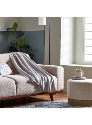 Atlanta Solid Recycled Polar Fleece Throw 160x120 cm - view 5