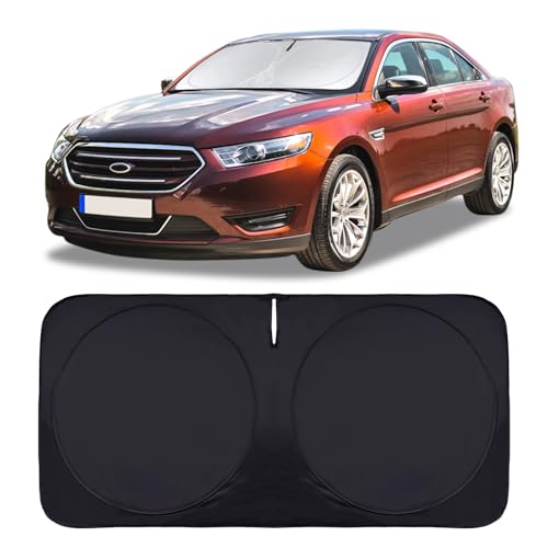 INSAUTO Sun Shade for Ford Taurus 2013 2014 2015 2016 2017 2018 2019-2023 Accessories Window Sunshade Custom Fit Taurus Sedan Windshield Sun Visor Reflective Protector Foldable Shield Blocks UV Rays - Image 1