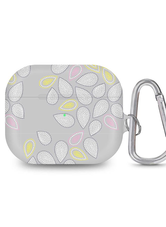 Stylizedd - StylePods Case for Airpods 3rd Gen Case With Anti-Lost Keychain - Teardrop Stitches - Image 1
