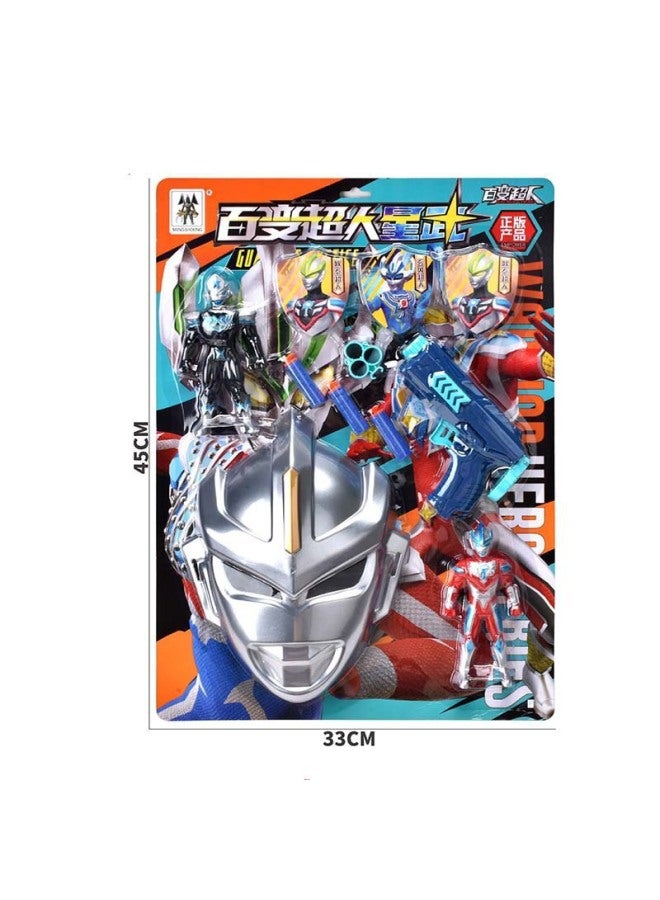 Deformation Robot Toy Puzzle Assembled Fit Deformation Team Hand-made Model Boy Toy-Color:209-8 Variety Superman - Image 2