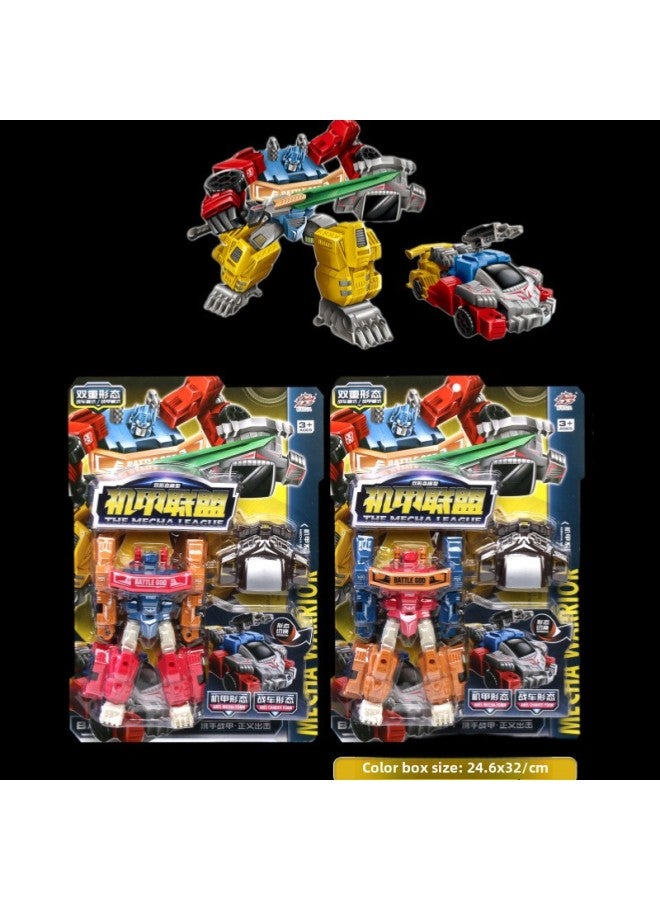 Deformation Robot Toy Puzzle Assembled Fit Deformation Team Hand-made Model Boy Toy-Color:209-8 Variety Superman - Image 4