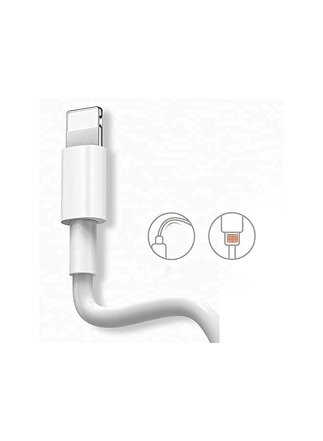 PROMASS 20W Fast Charging Compaible For iphone 12 mini/12/12 Pro/13/13 pro/13 promax/13mini,Type C to Lightning Cable[MFi Certified] USB C to Apple PD Cable Fast Charger, iPad, Macbook (White 1M) - Image 4