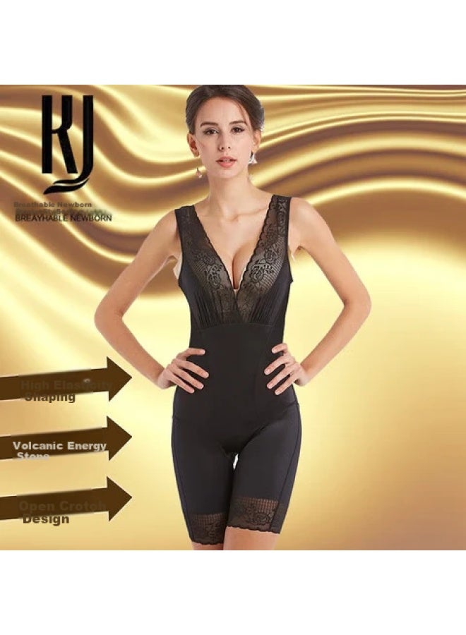 Kj Slimming Bodysuit Thin Hip-lifting Body Shaping Abdomen Control Postpartum Waist Trainer Yoga Pants Shapewear Sportswear - Image 1