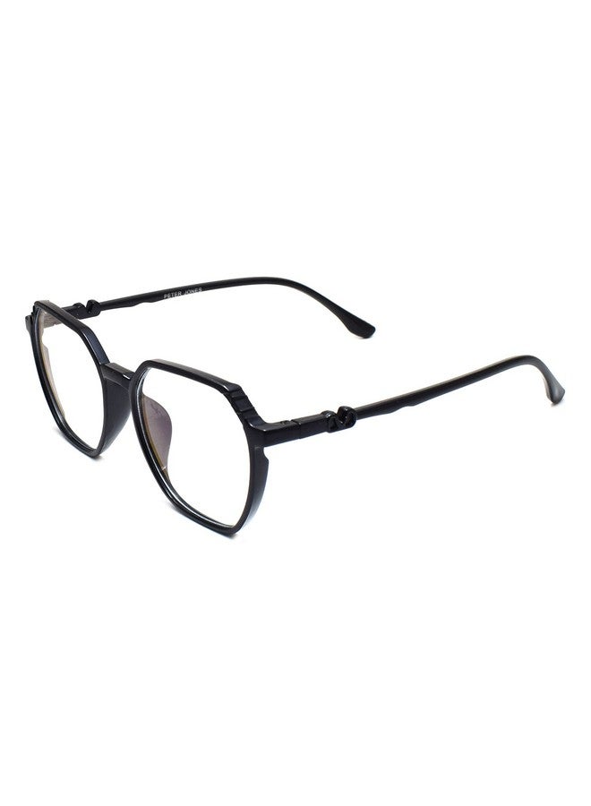 Peter Jones Square Computer Glasses for Women/Girls | Zero Power Blue Light Blocking UV400 Lenses | Lightweight Eyewear for TVs, Computers, Tablets & Smartphones (Size Medium, Model AG5196) - Image 2